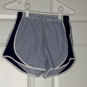 Lauren James Shorties Blue Seersucker Women’s S